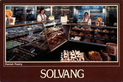 Danish Pastry Solvang, CA Postcard Postcard