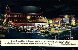 Grand Ole Opry House Nashville, TN Postcard Postcard