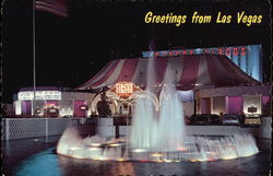 Circus Circus at Night Las Vegas, NV Postcard Postcard