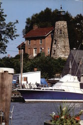 Stone Lighthouse 1822 Postcard