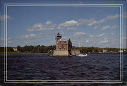 Athens Lighthouse New York Postcard Postcard