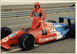 Arie Luyendyk Auto Racing Postcard Postcard