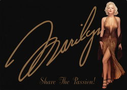Marilyn - Share the passion! Postcard