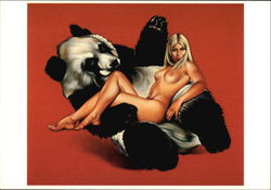 Giant Panda by Mel Ramos 1971 Modern Postcard Postcard