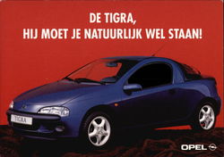 Opel Tigra Cars Postcard Postcard