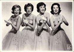 The Chordettes, 1954 Celebrities Postcard Postcard