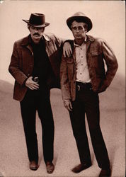 Robert Redford & Paul Newman Postcard