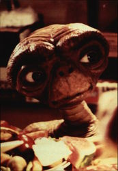 E.T. Movie and Television Advertising Postcard Postcard