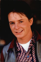Michael J. Fox Actors Postcard Postcard