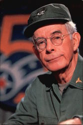 Harry Morgan as Col. Sherman Potter in M*A*S*H Postcard