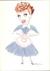 Lucille Ball by Al Hughes Postcard