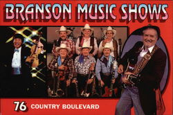 Branson, Missouri... is "Music City" Postcard