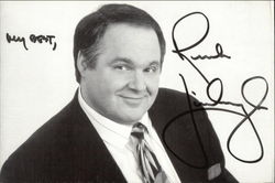 Rush Limbaugh - Autographed Postcard