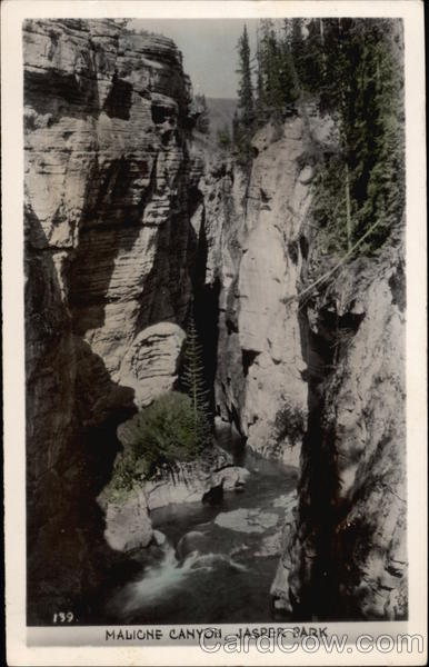 Malicne Canyon Jasper Park AB Canada Alberta
