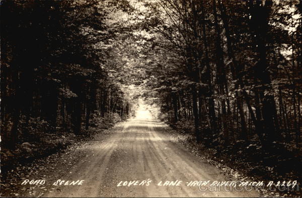 Road Scene, Lover's Lane Iron River Michigan