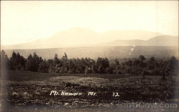 Mount Katahdin Scenic Maine