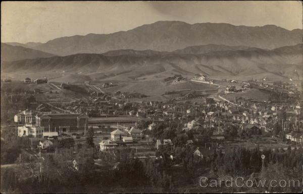 Aerial View Los Angeles California