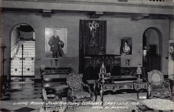 Living Room John Ringling Residence Sarasota Florida