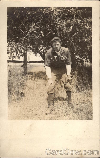 Man in Early Baseball Uniform