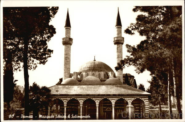 Tekieh & Solimanieh Mosque Damascus Lebanon Middle East
