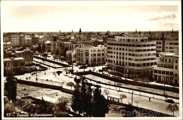 General View of City Damascus Syria Middle East