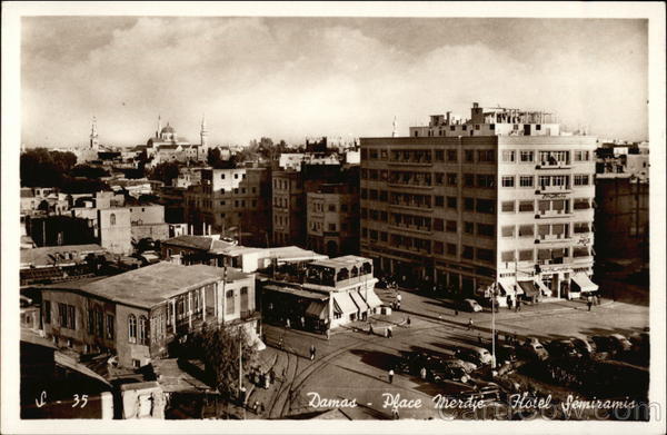 Semiramis Hotel in Merdje Square in Damascus Syria