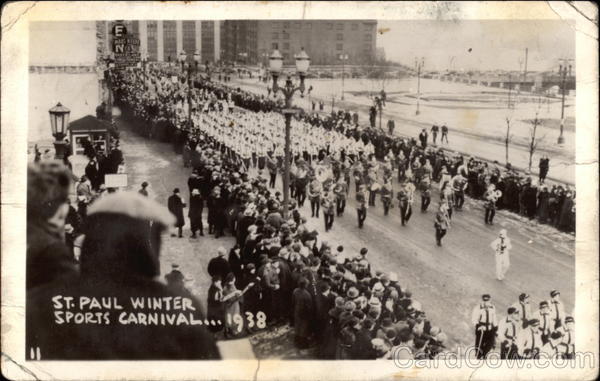 Winter Sports Carnival - 1938 St. Paul Minnesota