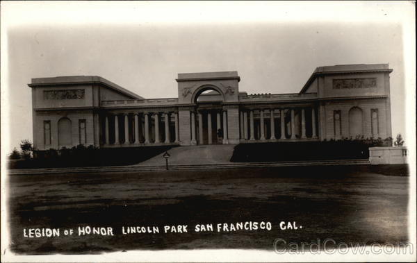 Legion of Honor, Lincoln Park San Francisco California