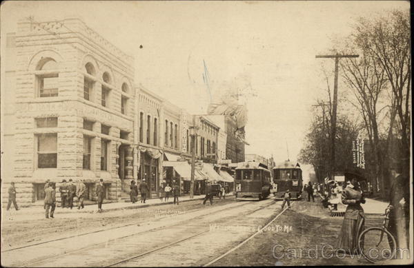 3rd Street North from Jefferson Wausau Wisconsin