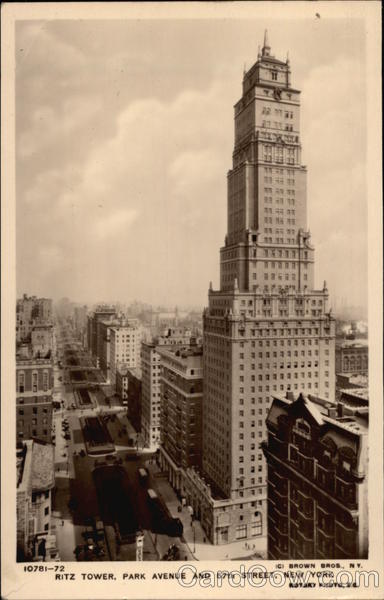 Ritz Tower, Park Avenue and 57th Street New York