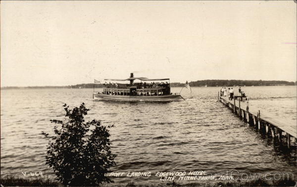 Edgewood Hotel - Boat Landing Lake Minnetonka Minnesota