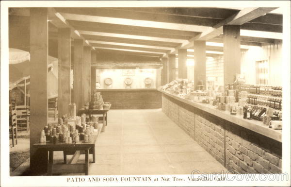 Patio and Soda Fountain at Nut Tree Vacaville California