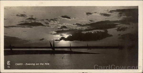 Evening on the Nile Cairo Egypt Africa