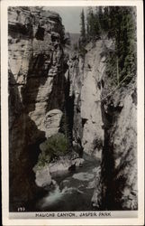 Malicne Canyon Jasper Park, AB Canada Alberta Postcard Postcard
