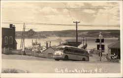 Street Scene Port Hawkesbury, NS Canada Nova Scotia Postcard Postcard