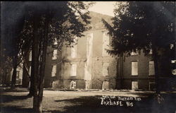 Building Remains, North Side Peerless Fire Fox Lake, WI Postcard Postcard