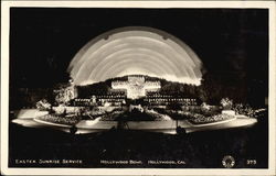 Hollywood Bowl - Easter Sunrise Service Postcard