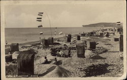 Villa a. Hiddensoe Strand Postcard