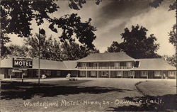 Wonderland Motel Oroville, CA Postcard Postcard