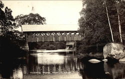 Covered Bridge Postcard