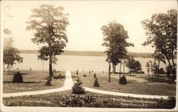 View from Piazza, Lake Ronkonkoma Postcard