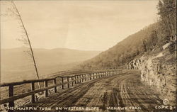 The Hairpin Turn on Western Slope Postcard