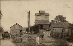 Farm Scene Postcard