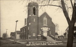 St. Andrews Lutheran Church Van Horne, IA Postcard Postcard
