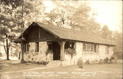 Wilson State Park Residence Postcard