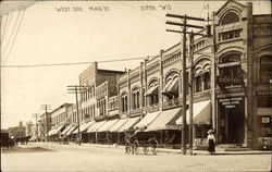 West Side Main St Postcard