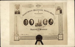 Photo of Diplome d'Honneur Postcard