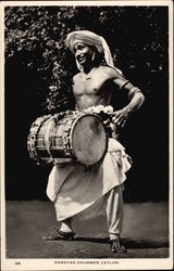 Kandyan Drummer Postcard