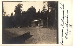 Lakeside View, Adirondacks Postcard
