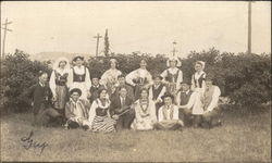 Ethinic Music and Dancing Group Postcard